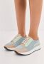 Cesare Gaspari Blauwe Platform Leren Sneakers Multicolor Dames - Thumbnail 6