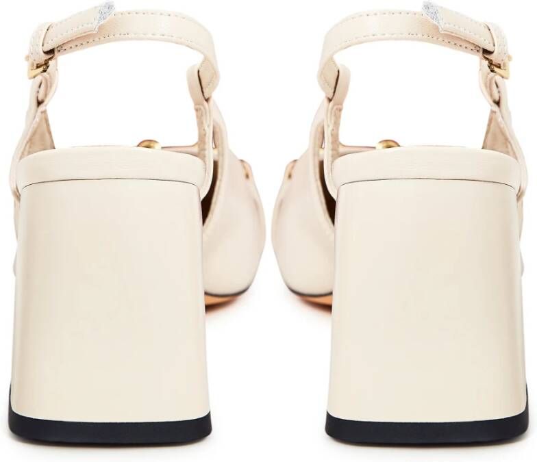 Cesare Gaspari Block Heel Pumps Anais Beige Dames