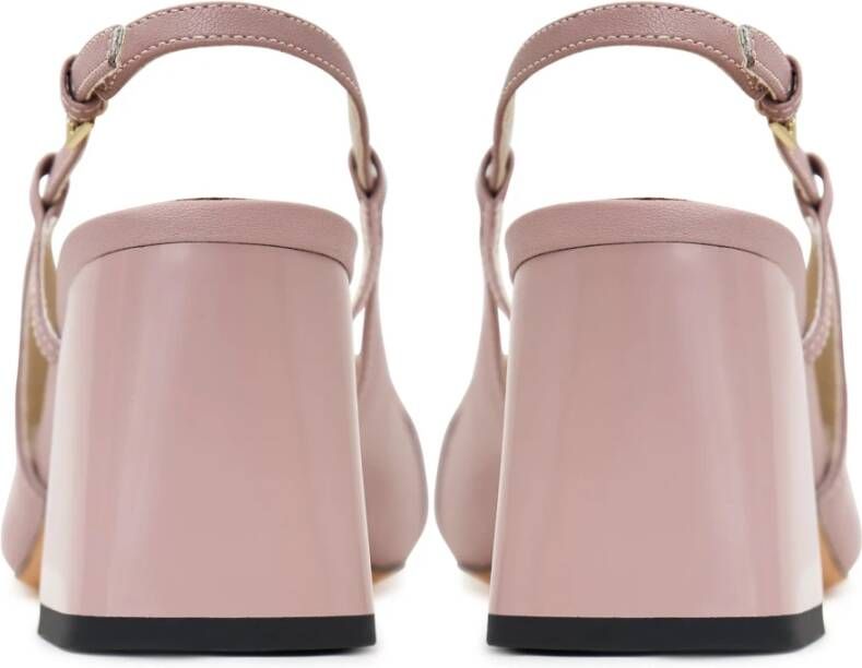 Cesare Gaspari Block Heel Pumps Anais Dust Pink Dames