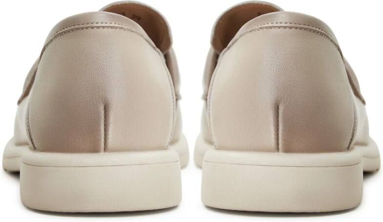 Cesare Gaspari Block Heeled Loafers Stephanie Beige Dames