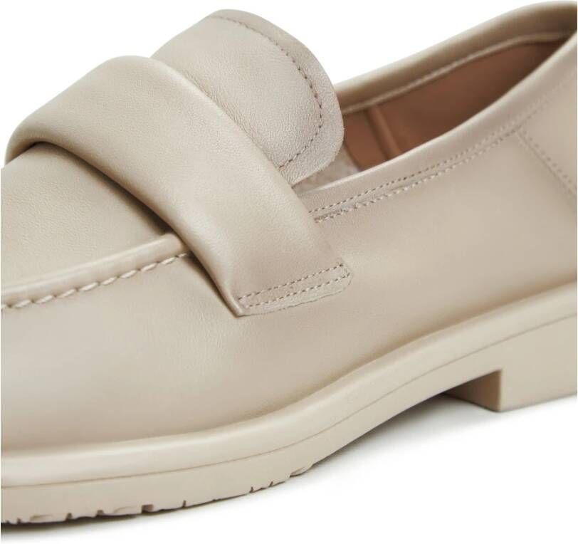 Cesare Gaspari Block Heeled Loafers Stephanie Beige Dames