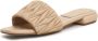 Cesare Gaspari Block Heeled Slippers Stephanie Beige Dames - Thumbnail 7