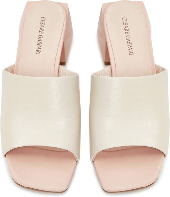 Cesare Gaspari Bloemrijk Kleurrijke Sandalen White Dames