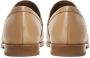 Cesare Gaspari Blokhak leren loafers Beige Dames - Thumbnail 3