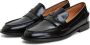 Cesare Gaspari Blokhak loafers Zwart Black Dames - Thumbnail 3