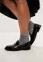 Cesare Gaspari Blokhak loafers Zwart Black Dames - Thumbnail 4