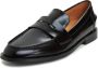 Cesare Gaspari Blokhak loafers Zwart Black Dames - Thumbnail 9