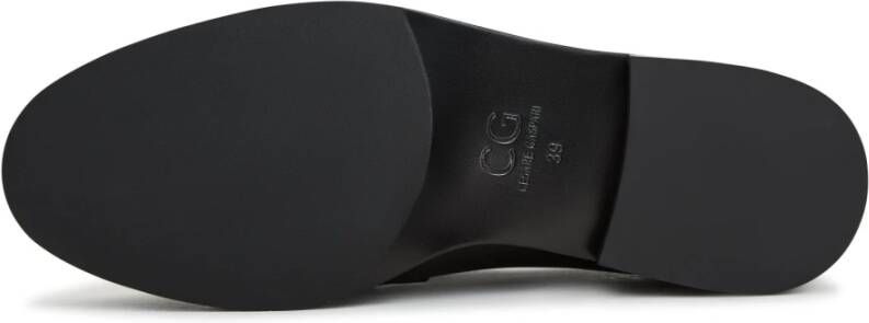 Cesare Gaspari Blokhak loafers Zwart Black Dames