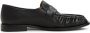 Cesare Gaspari Blokhak loafers Zwart Black Dames - Thumbnail 6