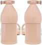 Cesare Gaspari Blokhak sandalen Beige Dames - Thumbnail 8