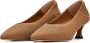 Cesare Gaspari Bruine Stiletto Hakken Pumps Brown Dames - Thumbnail 3