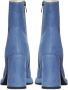 Cesare Gaspari Casual Block Heel Ankle Boots Blue Dames - Thumbnail 8
