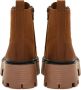 Cesare Gaspari Casual Platform Enkellaarzen Bruin Brown Dames - Thumbnail 5