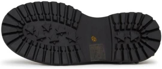 Cesare Gaspari Casual platform leren enkellaarzen