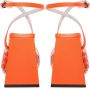 Cesare Gaspari Chunky Comfort Sandalen Oranje Orange Dames - Thumbnail 5