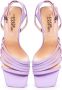 Cesare Gaspari Chunky Comfort Sandalen Violet Purple Dames - Thumbnail 4