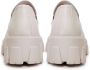 Cesare Gaspari Chunky leren platform loafers Beige Dames - Thumbnail 8
