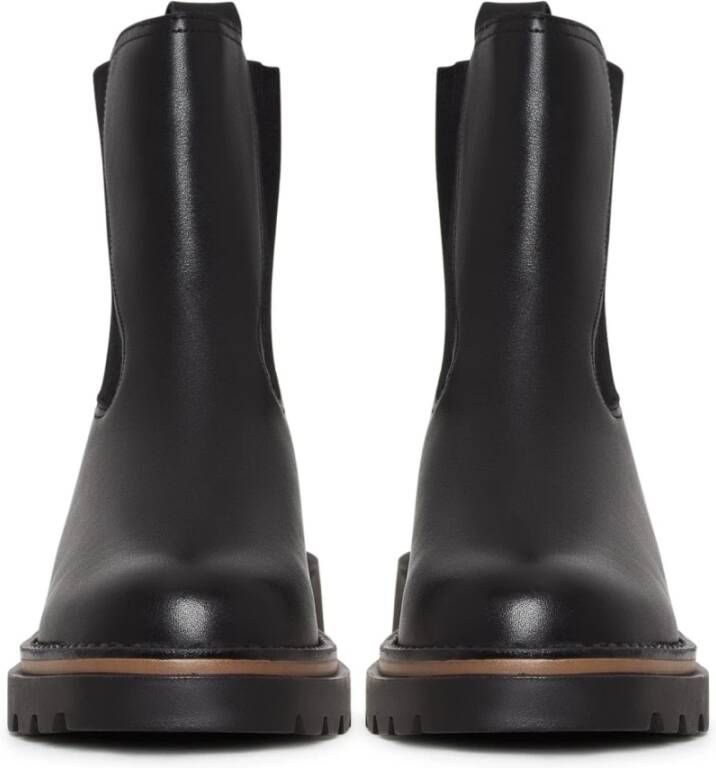 Cesare Gaspari Chunky Platform Enkellaarzen Black Dames