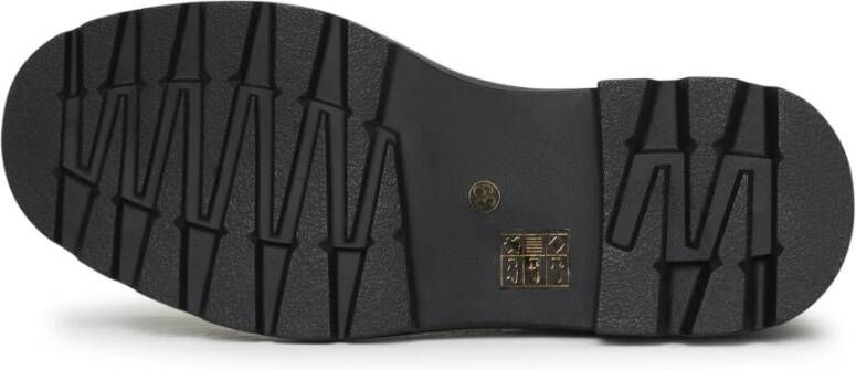 Cesare Gaspari Chunky Platform Enkellaarzen Black Dames