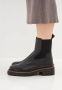 Cesare Gaspari Chunky Platform Enkellaarzen Black Dames - Thumbnail 10
