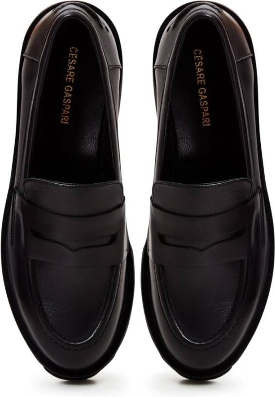 Cesare Gaspari Chunky Platform Loafers Black Dames