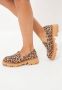 Cesare Gaspari Chunky Platform Loafers Leopard Multicolor Dames - Thumbnail 5