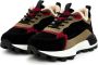 Cesare Gaspari Chunky Platform Sneakers Brown Multicolor Dames - Thumbnail 2