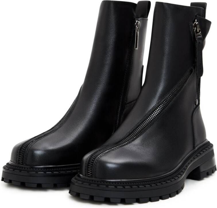 Cesare Gaspari Combat Enkellaarzen Black Dames