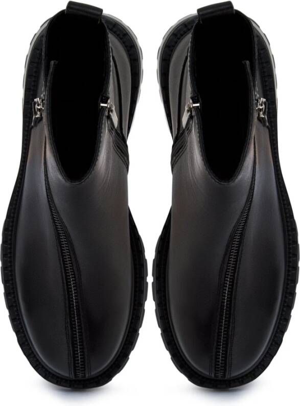 Cesare Gaspari Combat Enkellaarzen Black Dames