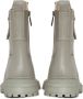 Cesare Gaspari Platform Leren Enkellaarzen Groen Green Dames - Thumbnail 7