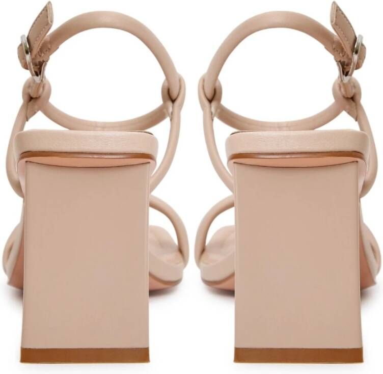 Cesare Gaspari Elegant High Heeled Sandals Beige Dames
