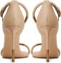 Cesare Gaspari Elegant High Heeled Sandals Beige Dames - Thumbnail 4