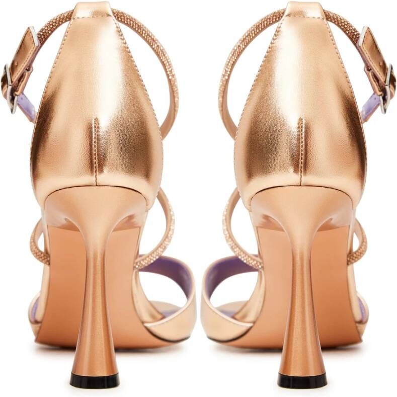 Cesare Gaspari Elegant High-Heeled Sandals Brown Dames