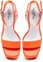 Cesare Gaspari Elegant Orange High-Heeled Sandals Orange Dames - Thumbnail 5