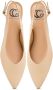 Cesare Gaspari Elegant Slingback Ballerinas Beige Dames - Thumbnail 3