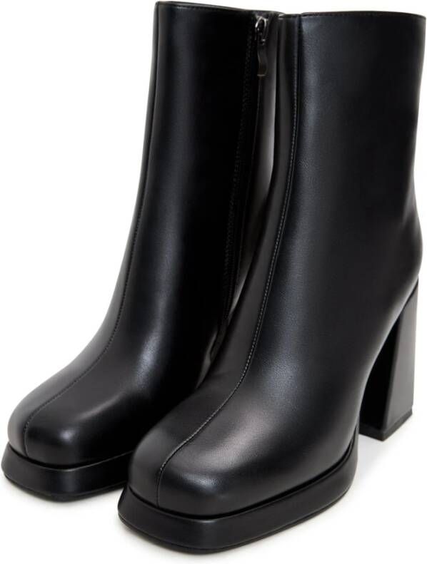 Cesare Gaspari Elegante Comfort Enkellaarzen Zwart Black Dames