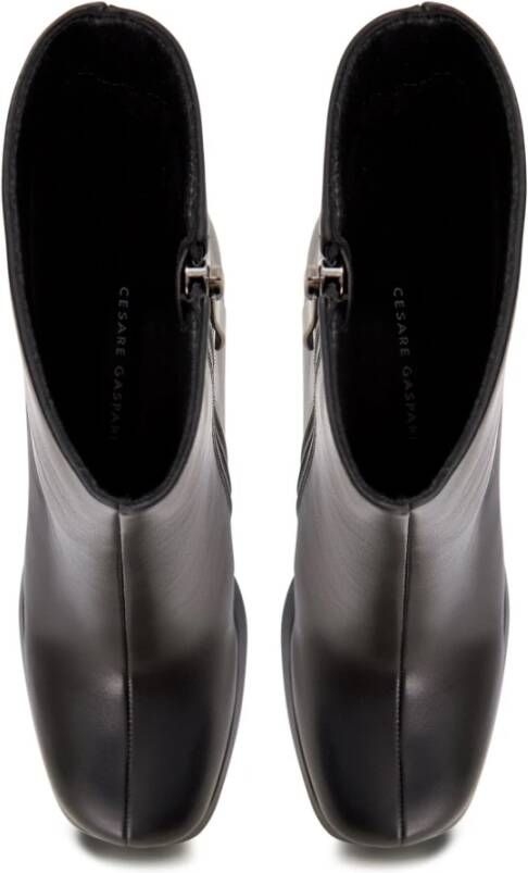 Cesare Gaspari Elegante Comfort Enkellaarzen Zwart Black Dames