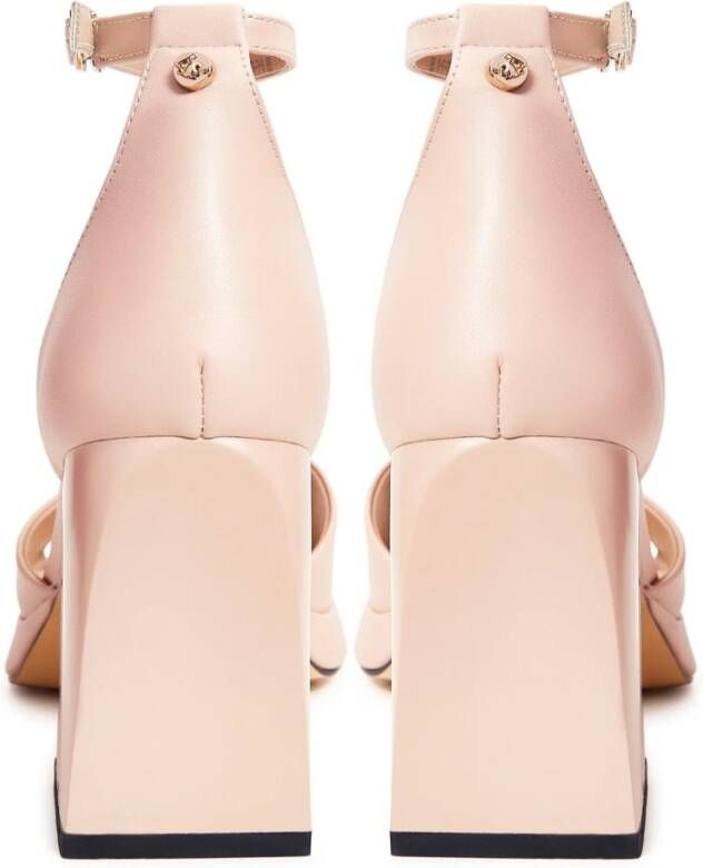 Cesare Gaspari Elegante High Heel Sandalen Beige Dames