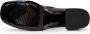 Cesare Gaspari Elegante Leren Blokhaklaarzen Black Dames - Thumbnail 6