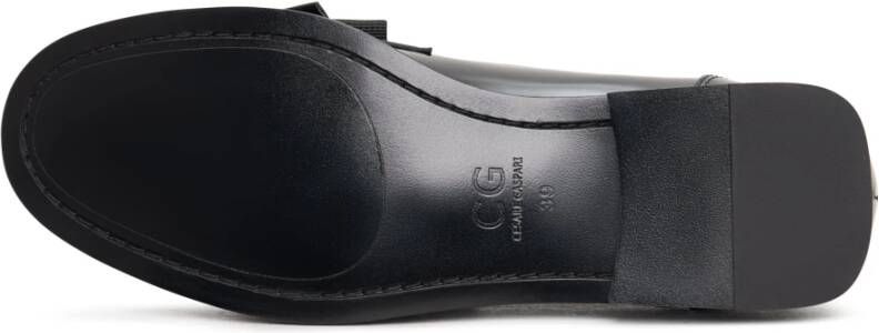 Cesare Gaspari Elegante loafers met gouden strik Dorothy Patent zwart