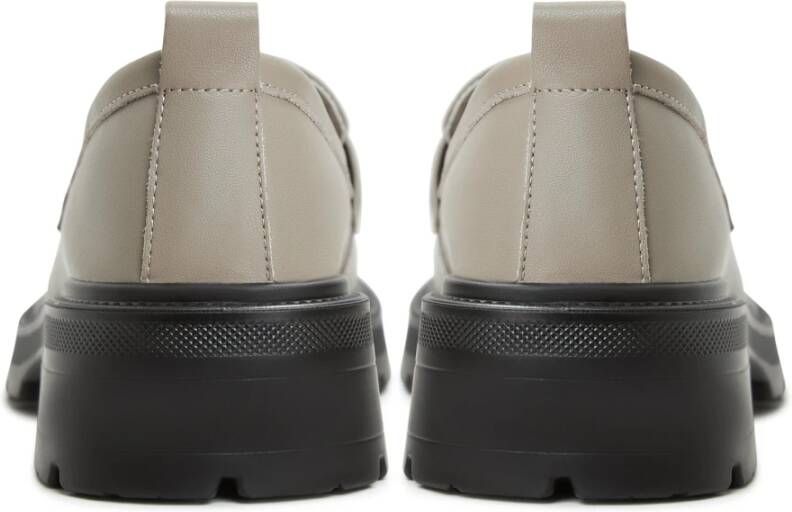 Cesare Gaspari Elegante Platform Loafers Grijs Gray Dames