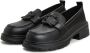 Cesare Gaspari Elegante Platform Loafers in Zwart Black Dames - Thumbnail 3