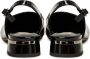 Cesare Gaspari Elegante Slingback Ballerina's Zwart Black Dames - Thumbnail 3