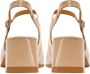 Cesare Gaspari Elegante Slingback Pumps Beige Dames - Thumbnail 4