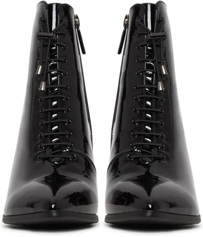 Cesare Gaspari Stiletto Klassieke Enkellaarzen Zwart Black Dames