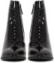 Cesare Gaspari Stiletto Klassieke Enkellaarzen Zwart Black Dames - Thumbnail 4