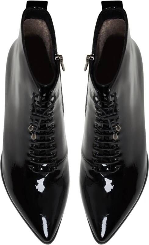 Cesare Gaspari Stiletto Klassieke Enkellaarzen Zwart Black Dames