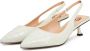 Cesare Gaspari Elegante Stiletto Heeled Pumps Off White Beige Dames - Thumbnail 3