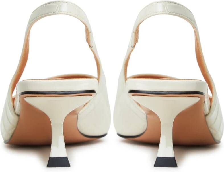 Cesare Gaspari Elegante Stiletto Heeled Pumps Off White Beige Dames
