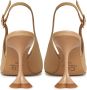 Cesare Gaspari Elegante Stiletto High Heeled Sandalen Beige Dames - Thumbnail 9